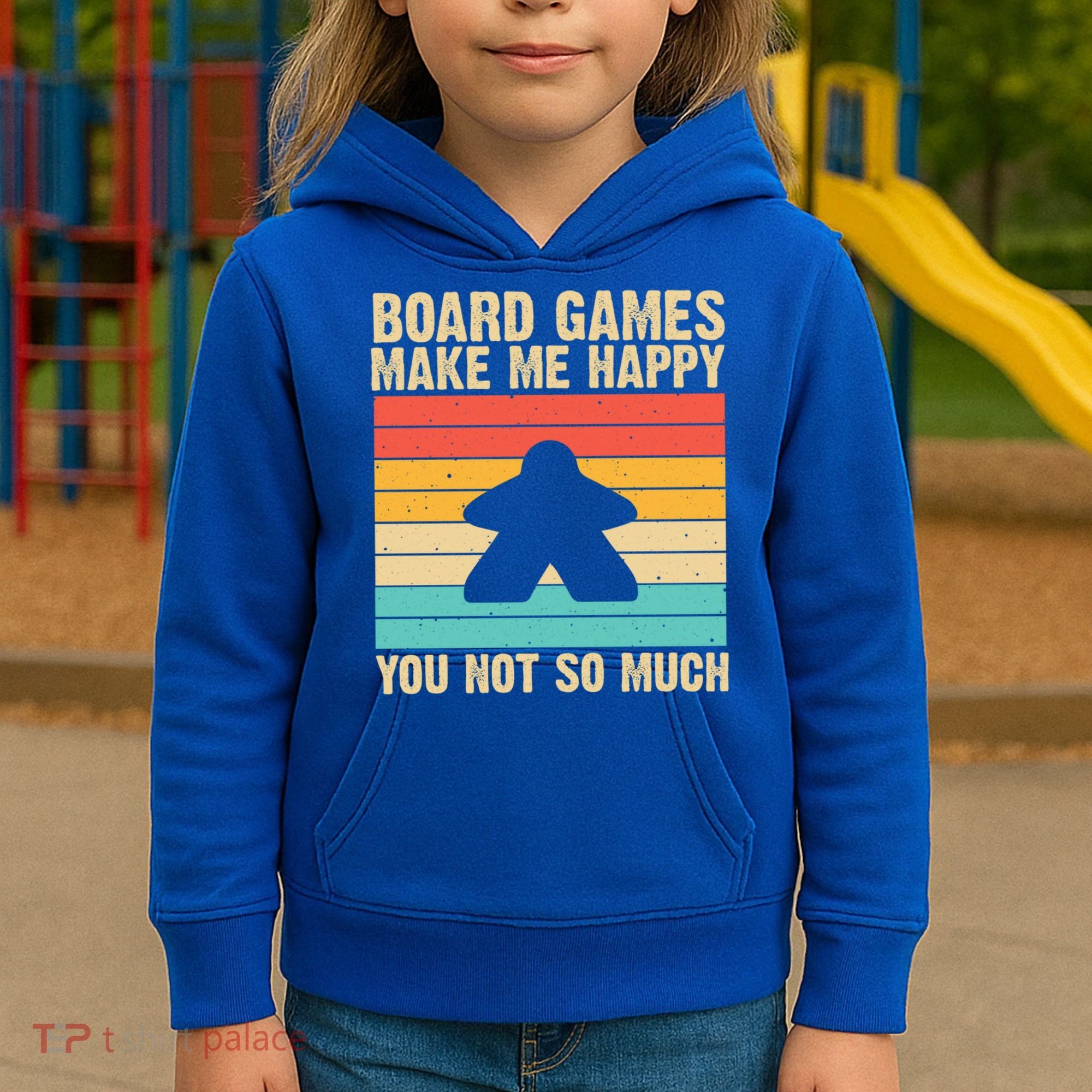 Cool Board Games Meeple Gaming Nerd Game Night Cool Gift Kids Hoodie