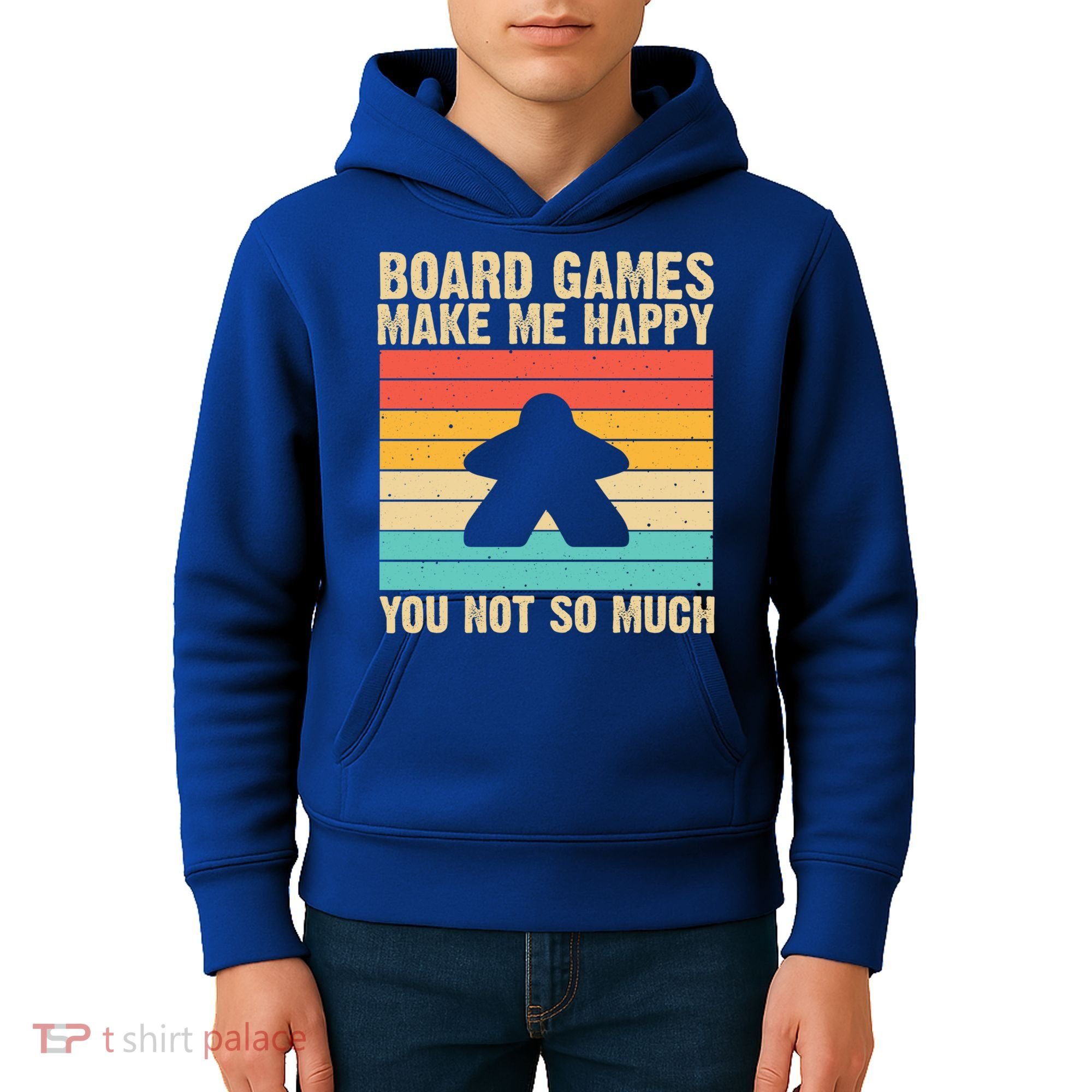 Cool Board Games Meeple Gaming Nerd Game Night Cool Gift Kids Hoodie