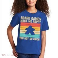 Cool Board Games Meeple Gaming Nerd Game Night Cool Gift Kids T-Shirt thumb 2