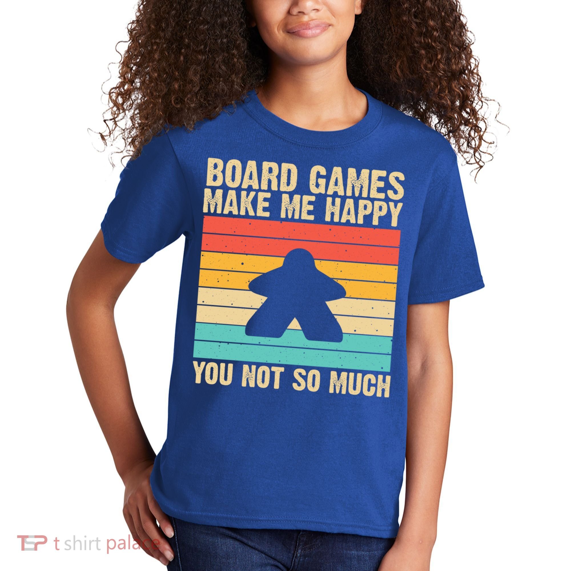 Cool Board Games Meeple Gaming Nerd Game Night Cool Gift Kids T-Shirt