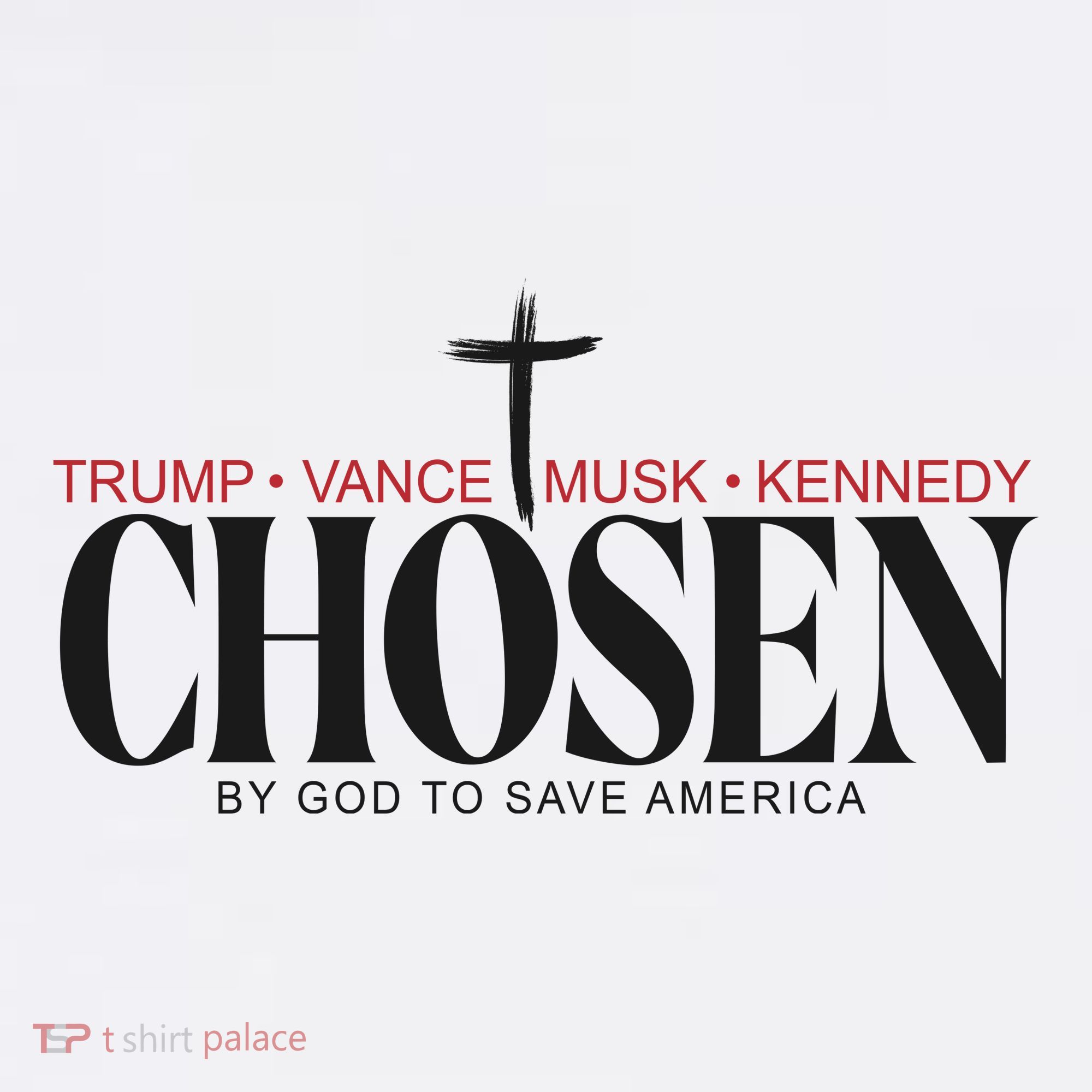 Chosen By God To Save America Trump Vance Musk Kennedy Women's Hoodie