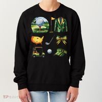 Coquette Bow Golf Tournament Art Women's Sweatshirt thumb 0
