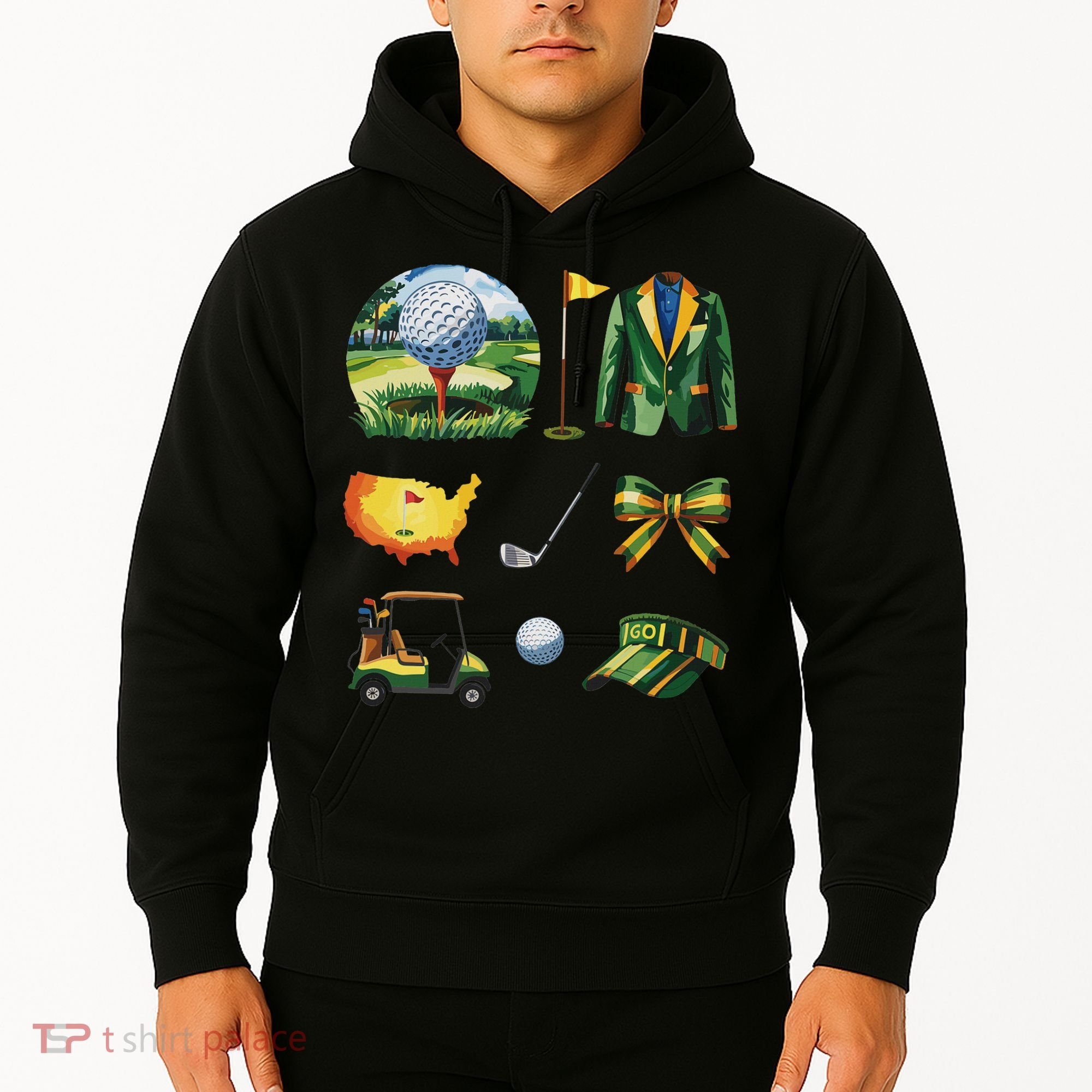 Coquette Bow Golf Tournament Art Hoodie