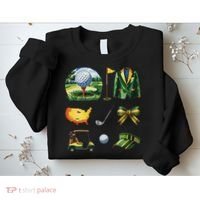 Coquette Bow Golf Tournament Art Sweatshirt thumb 2