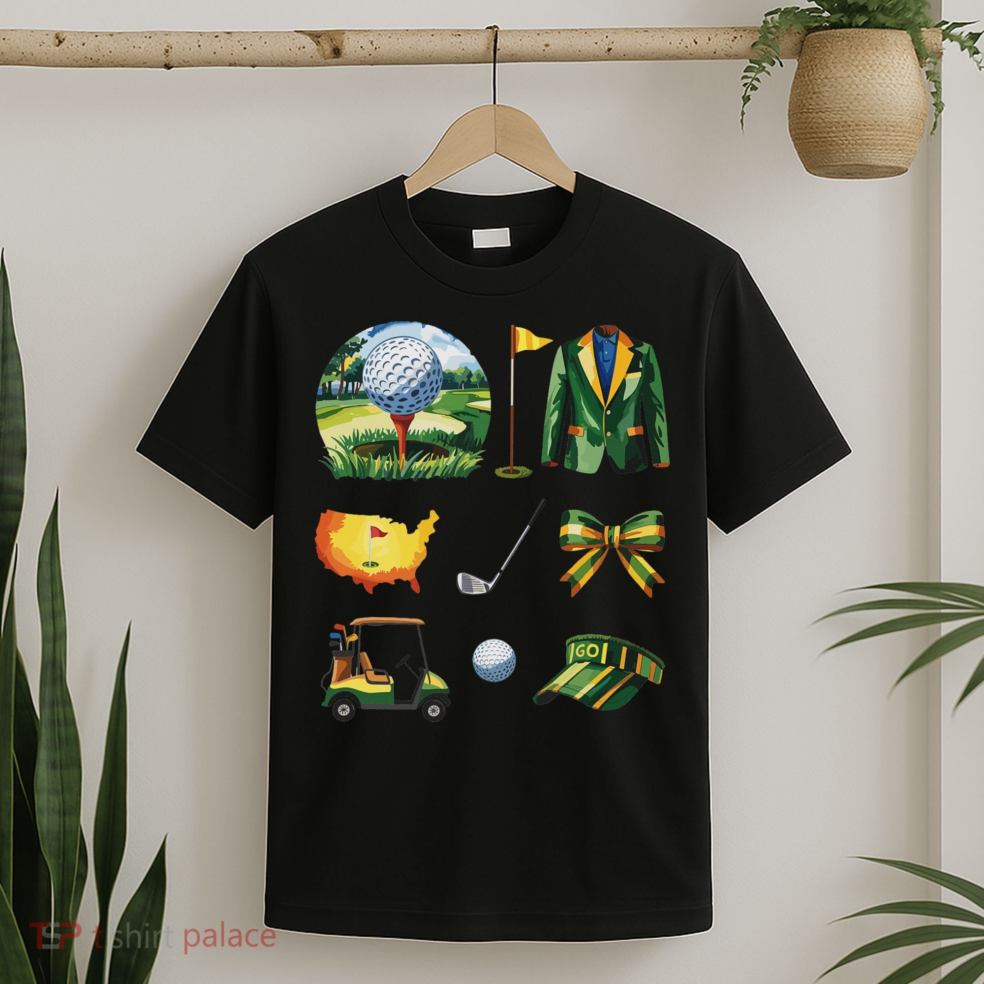 Coquette Bow Golf Tournament Art T-Shirt