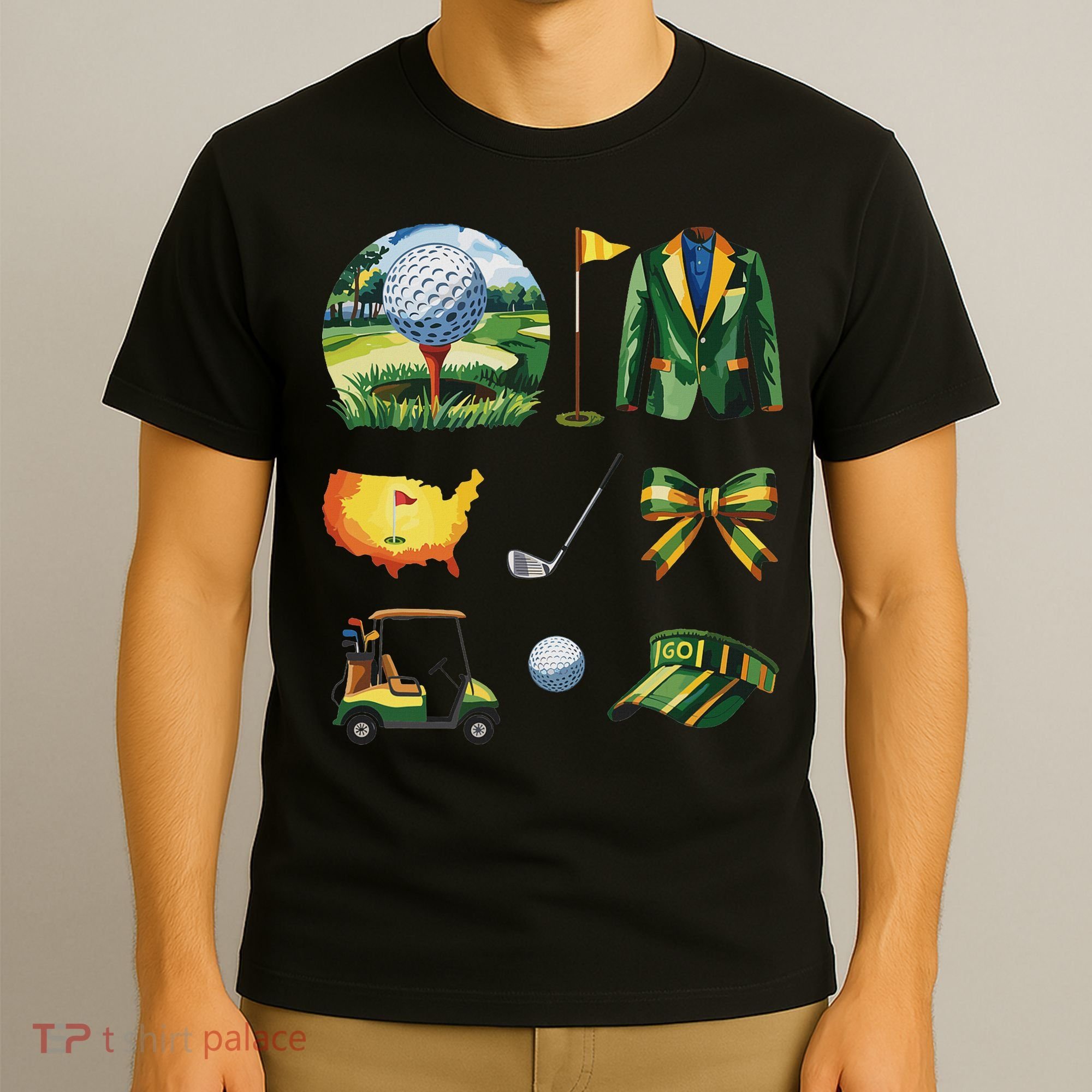 Coquette Bow Golf Tournament Art T-Shirt