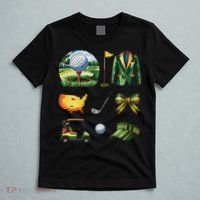 Coquette Bow Golf Tournament Art T-Shirt thumb 5