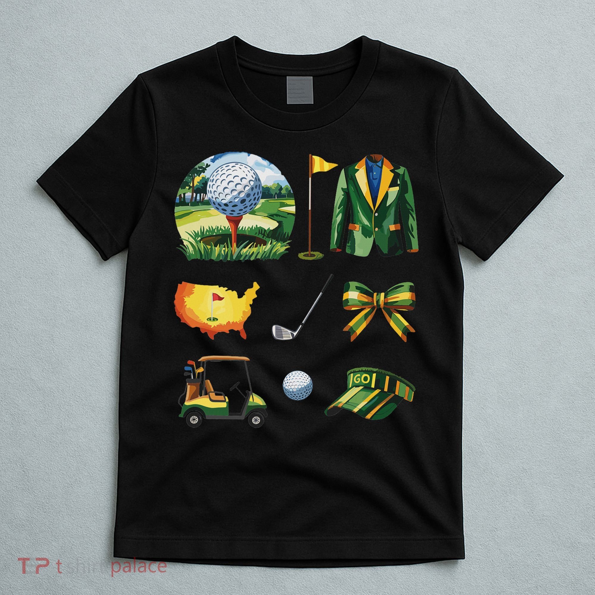 Coquette Bow Golf Tournament Art T-Shirt