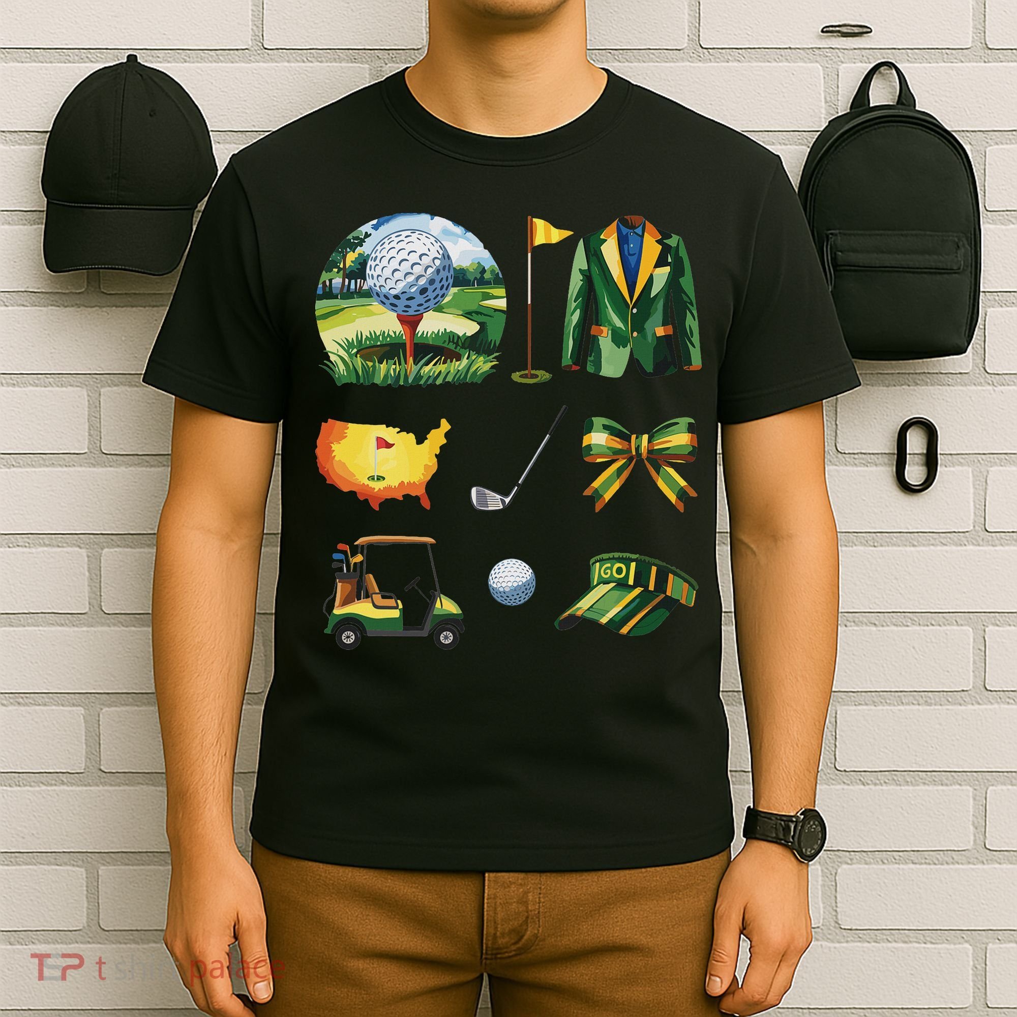 Coquette Bow Golf Tournament Art T-Shirt