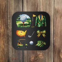 Coquette Bow Golf Tournament Art Coaster thumb 0
