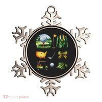 Coquette Bow Golf Tournament Art Ornament thumb 0