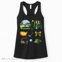 Coquette Bow Golf Tournament Art Women's Tank Top thumb 0