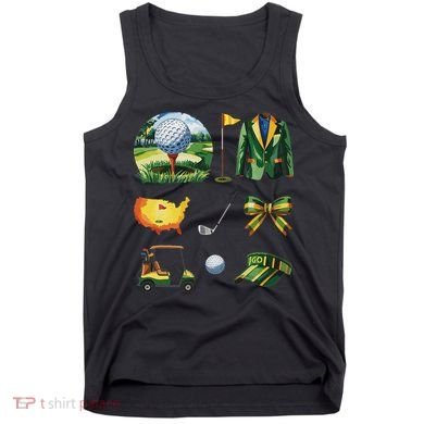 Coquette Bow Golf Tournament Art Tank Top