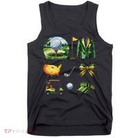 Coquette Bow Golf Tournament Art Tank Top thumb 0