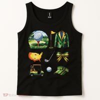 Coquette Bow Golf Tournament Art Tank Top thumb 2