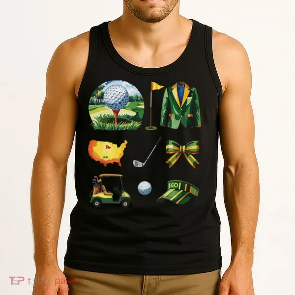 Coquette Bow Golf Tournament Art Tank Top