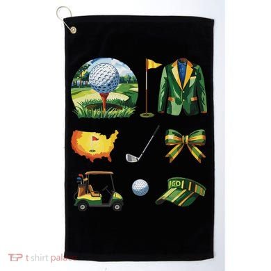 Coquette Bow Golf Tournament Art Golf Towel
