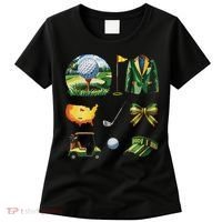 Coquette Bow Golf Tournament Art Women's T-Shirt thumb 0
