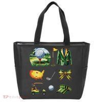 Coquette Bow Golf Tournament Art Tote Bag thumb 0