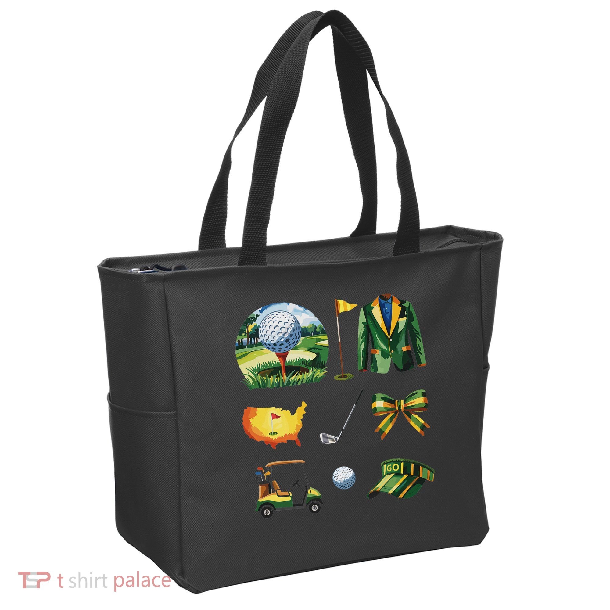 Coquette Bow Golf Tournament Art Tote Bag