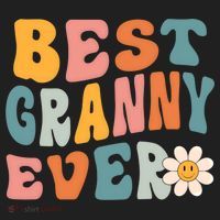 Cute Best Granny Ever Mothers Day Mom Grandma Gift Beanie thumb 2