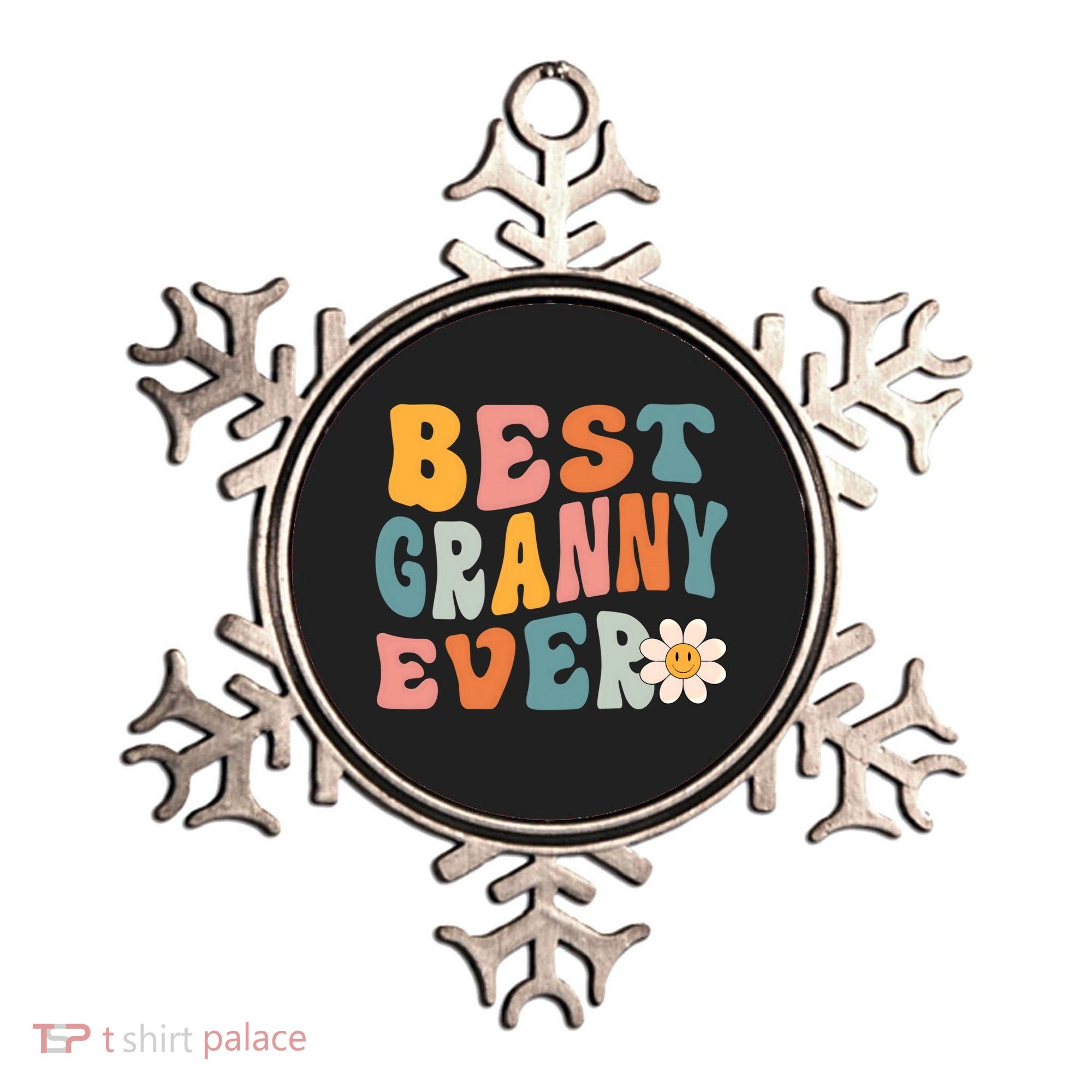 Cute Best Granny Ever Mothers Day Mom Grandma Gift Ornament