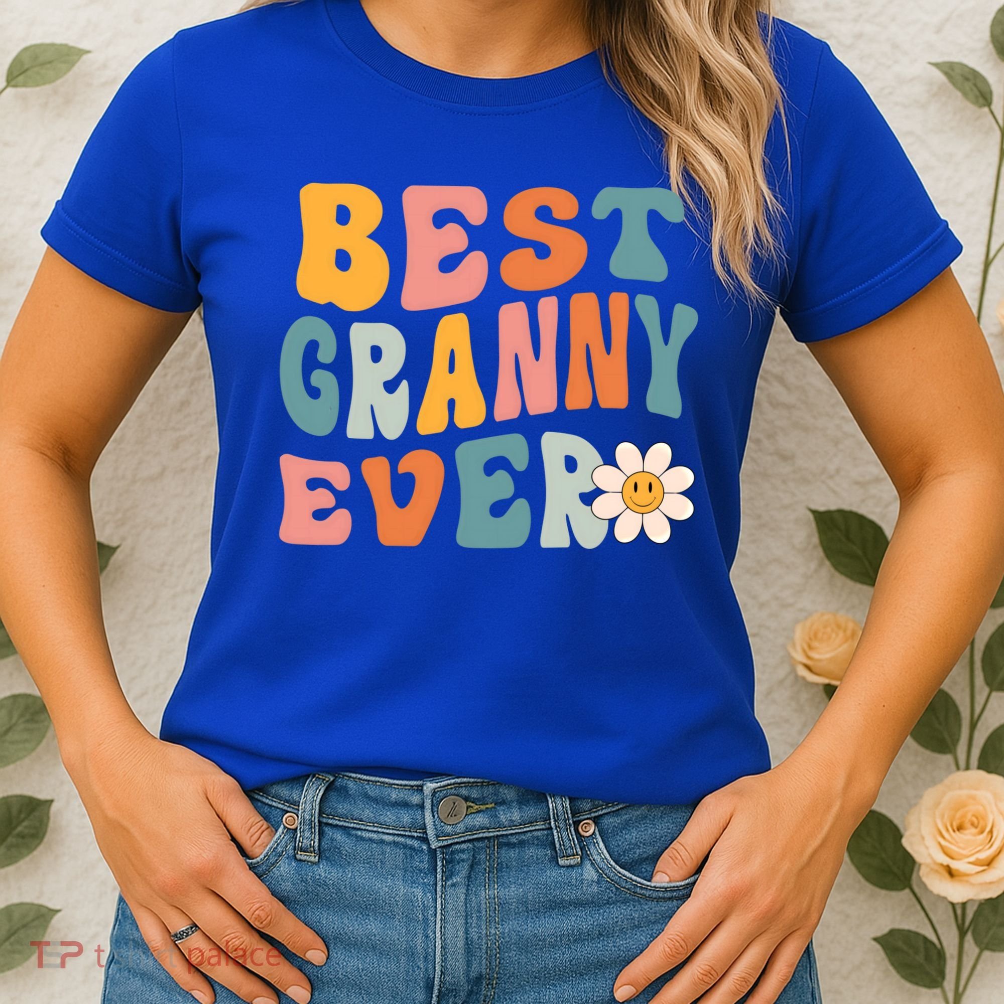 Cute Best Granny Ever Mothers Day Mom Grandma Gift Women's T-Shirt