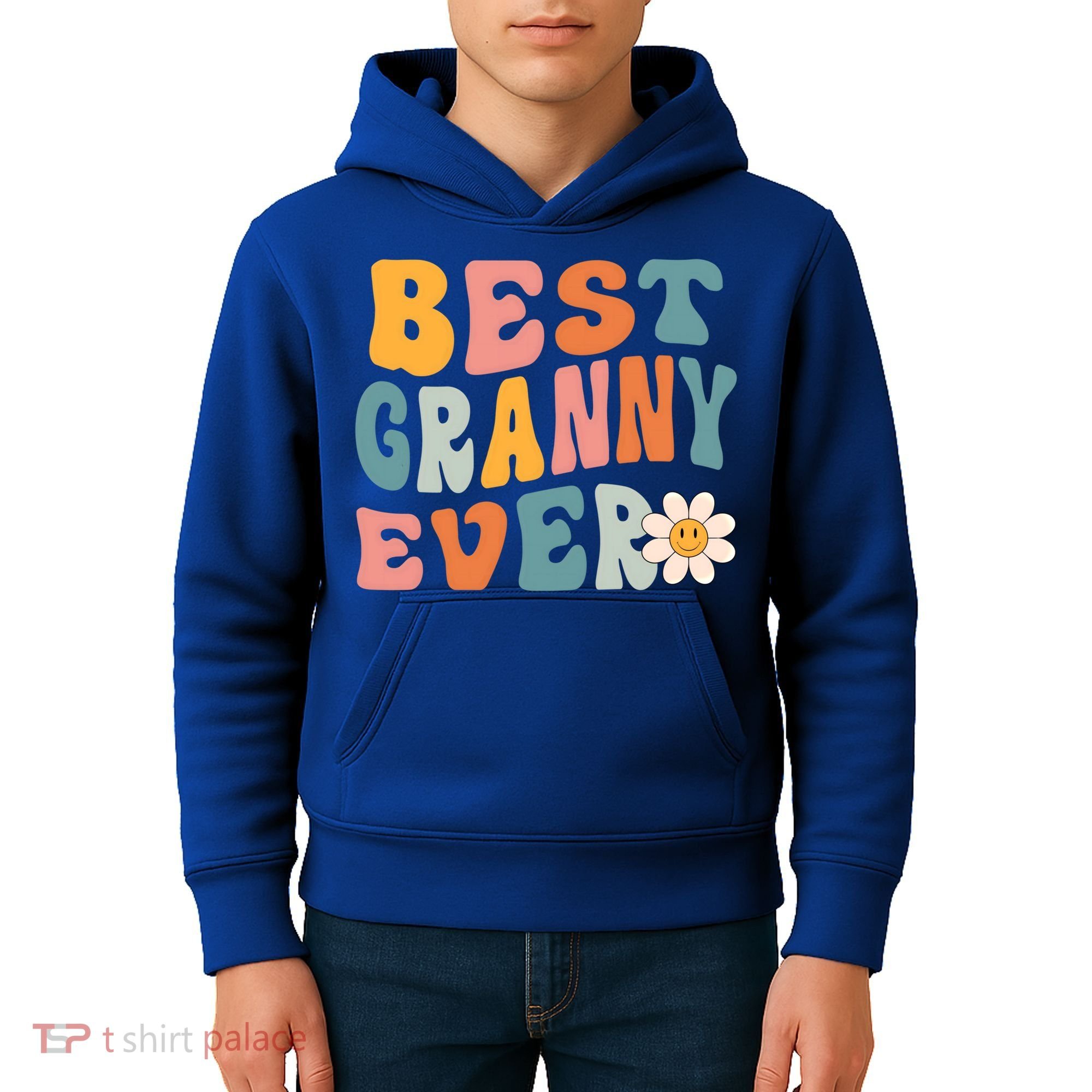 Cute Best Granny Ever Mothers Day Mom Grandma Gift Kids Hoodie
