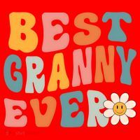 Cute Best Granny Ever Mothers Day Mom Grandma Gift Santa Hat thumb 1
