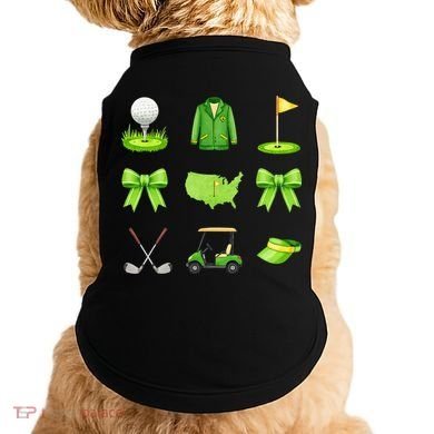 Coquette Bow Golf Tournament For Women Doggie Tank