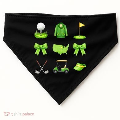 Coquette Bow Golf Tournament For Women USA-Made Doggie Bandana