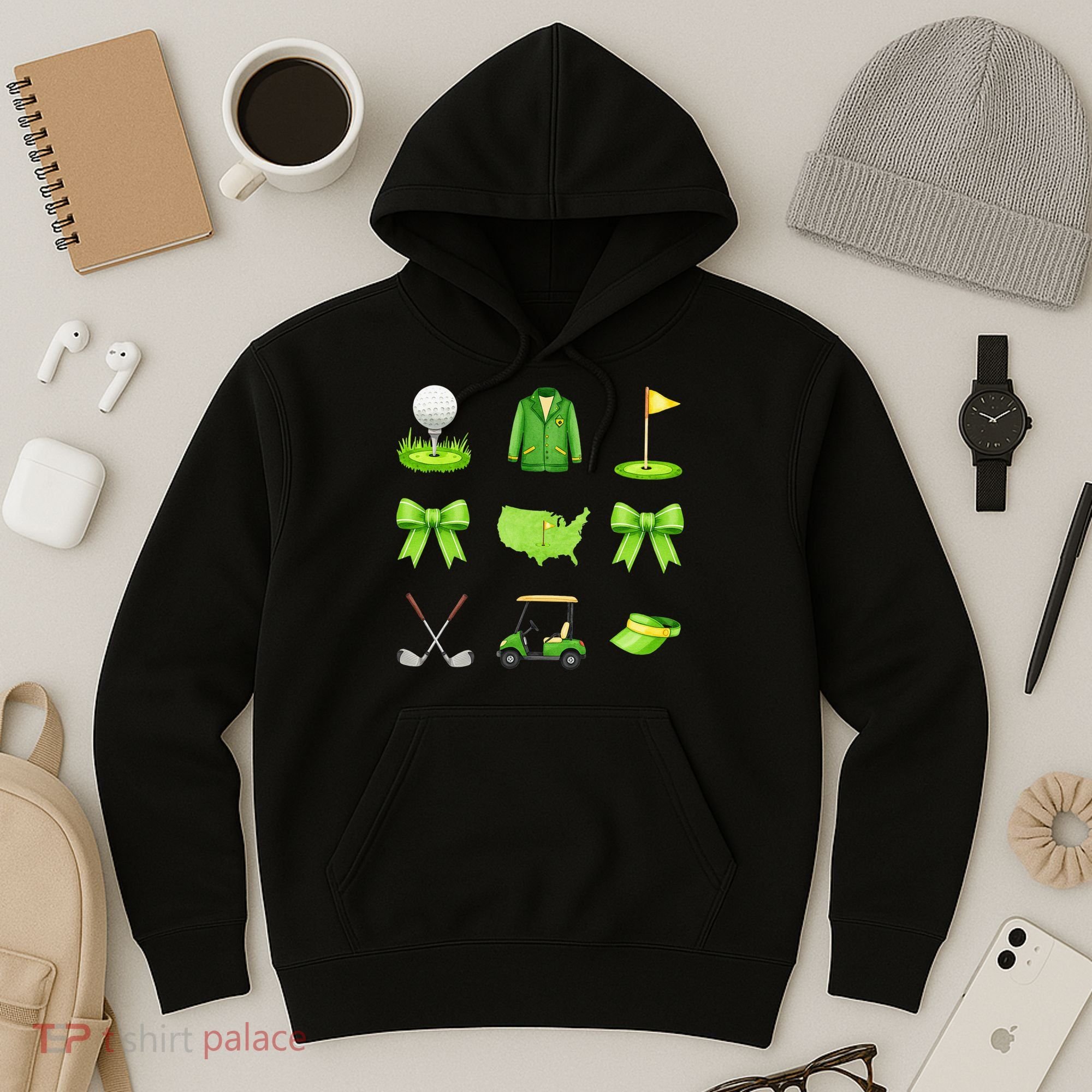 Coquette Bow Golf Tournament For Women Hoodie