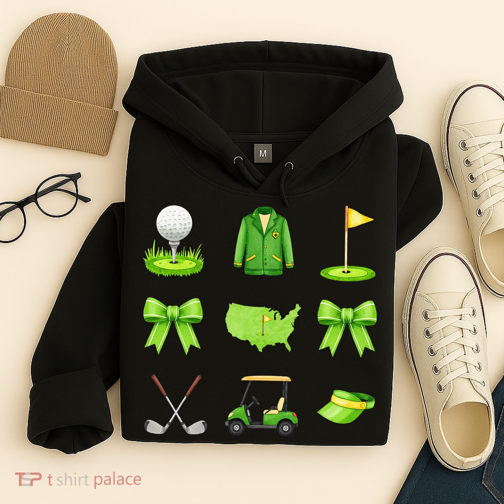 Coquette Bow Golf Tournament For Women Hoodie