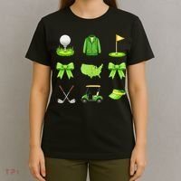Coquette Bow Golf Tournament For Women T-Shirt thumb 4