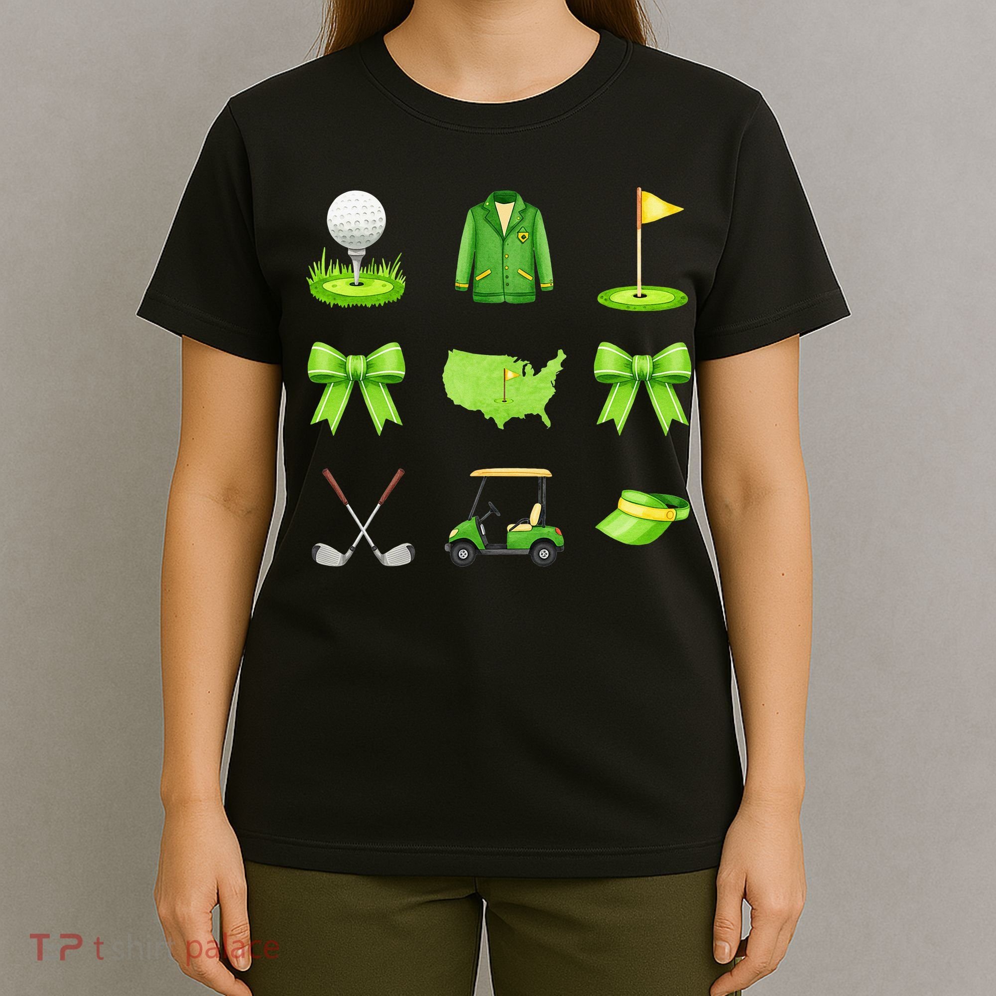 Coquette Bow Golf Tournament For Women T-Shirt