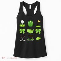 Coquette Bow Golf Tournament For Women Women's Tank Top thumb 0