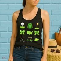 Coquette Bow Golf Tournament For Women Women's Tank Top thumb 2