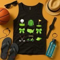 Coquette Bow Golf Tournament For Women Tank Top thumb 4