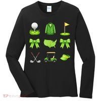 Coquette Bow Golf Tournament For Women Women's Long Sleeve Shirt thumb 0
