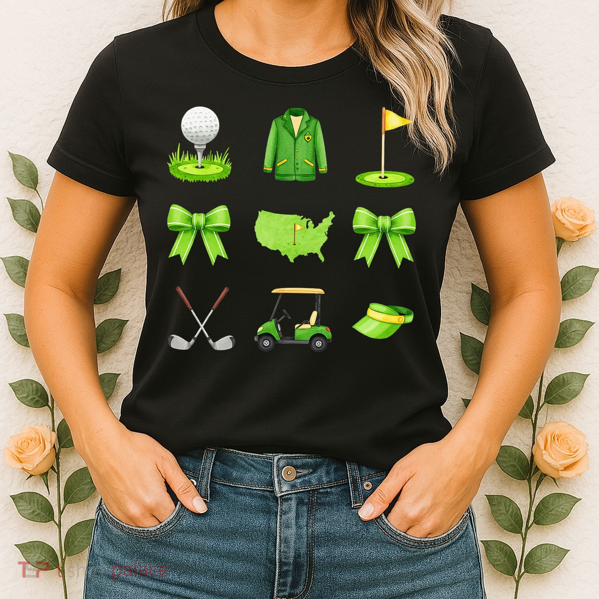 Coquette Bow Golf Tournament For Women Women's T-Shirt
