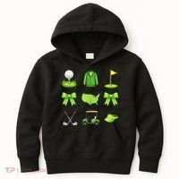 Coquette Bow Golf Tournament For Women Kids Hoodie thumb 0
