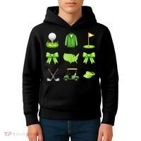 Coquette Bow Golf Tournament For Women Kids Hoodie thumb 4