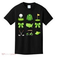 Coquette Bow Golf Tournament For Women Kids T-Shirt thumb 0