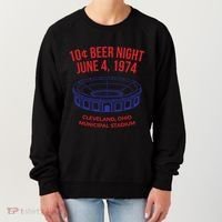 Cleveland Baseball Gift Retro 10 Cent Beer Night Gift Women's Sweatshirt thumb 0