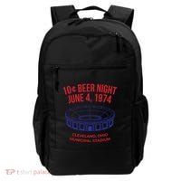 Cleveland Baseball Gift Retro 10 Cent Beer Night Gift Backpack thumb 0