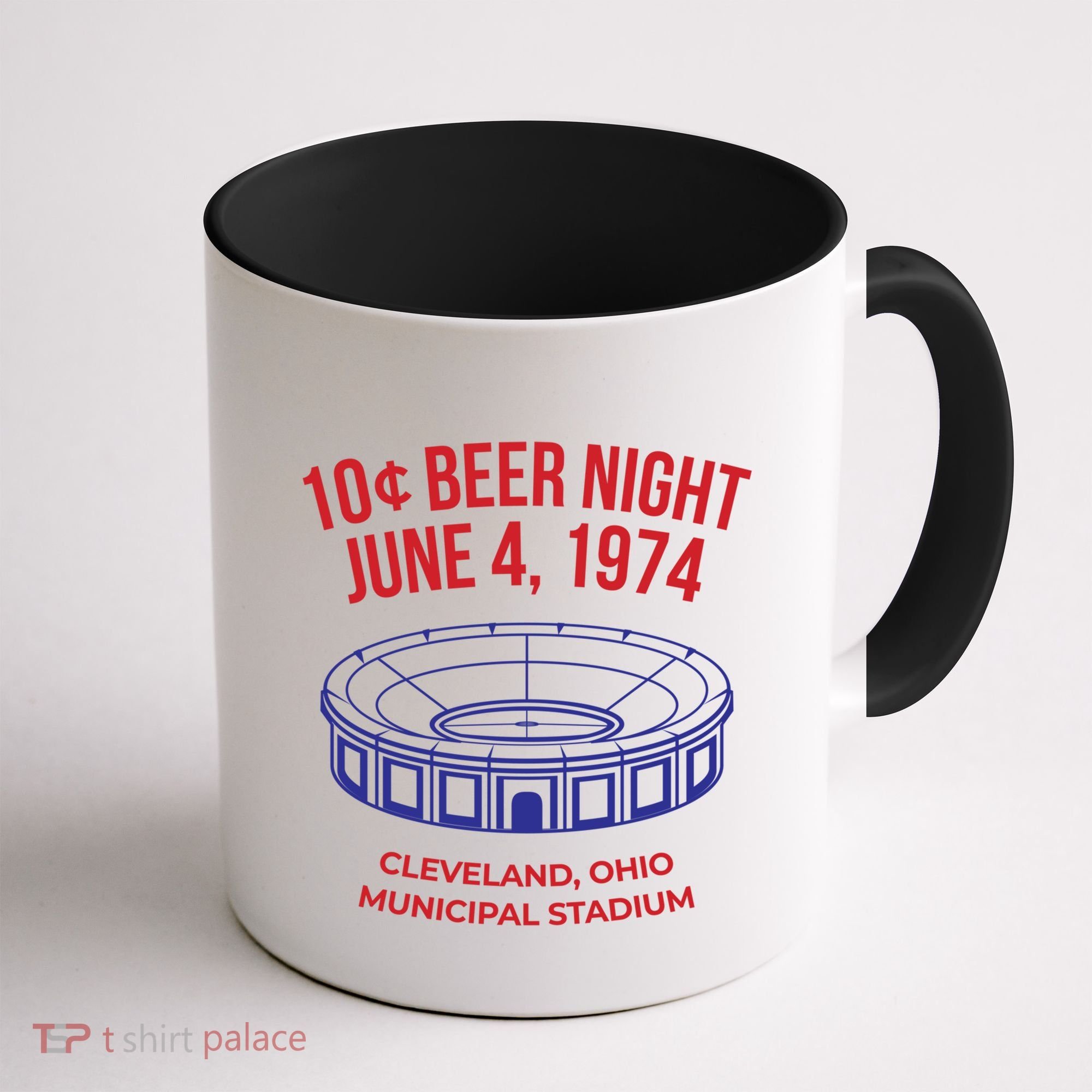 Cleveland Baseball Gift Retro 10 Cent Beer Night Gift Coffee Mug