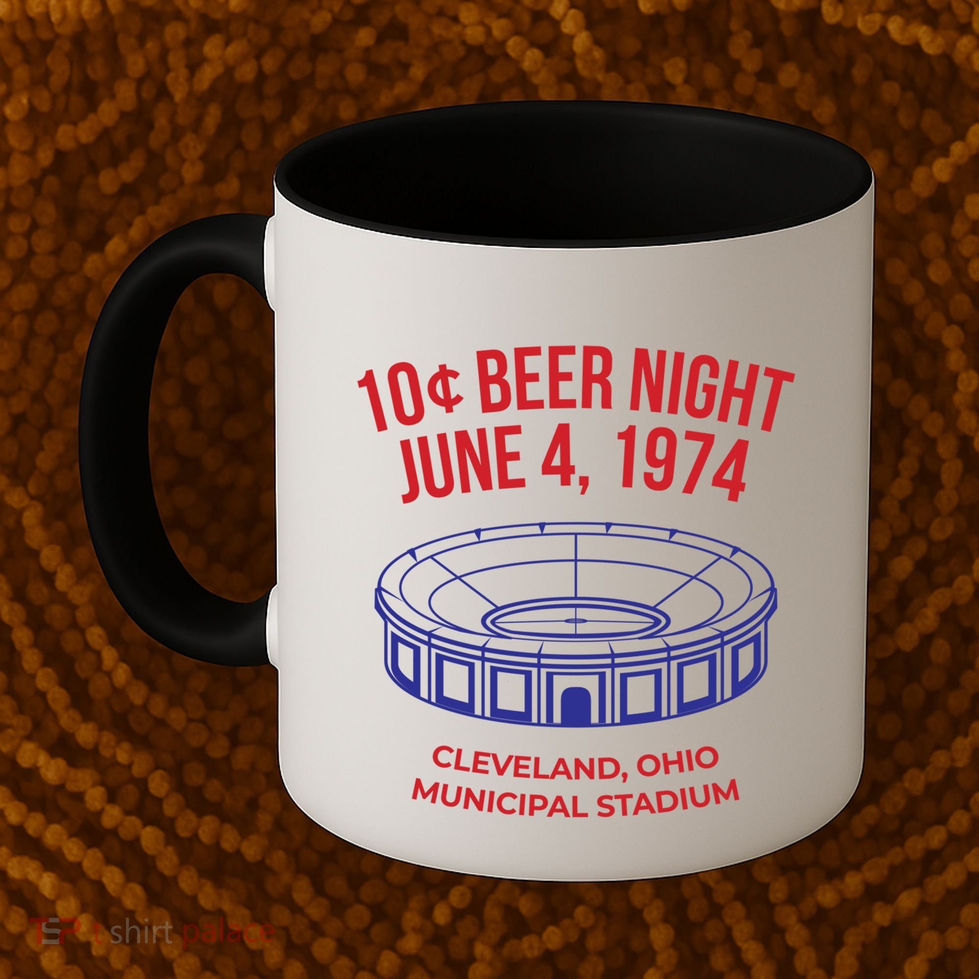 Cleveland Baseball Gift Retro 10 Cent Beer Night Gift Coffee Mug