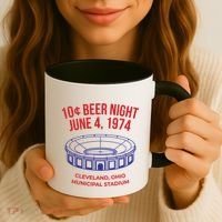 Cleveland Baseball Gift Retro 10 Cent Beer Night Gift Coffee Mug thumb 3