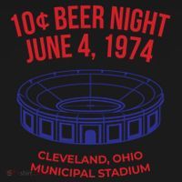 Cleveland Baseball Gift Retro 10 Cent Beer Night Gift Ornament thumb 1