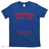 Cleveland Baseball Gift Retro 10 Cent Beer Night Gift T-Shirt thumb 0